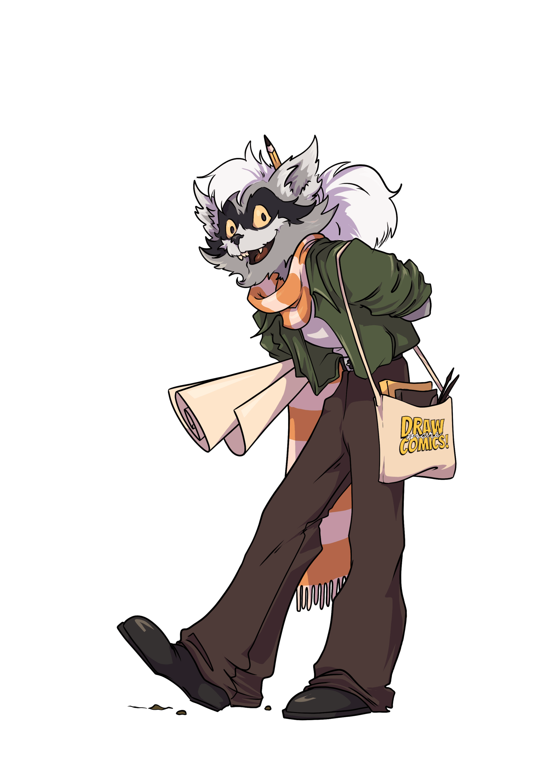 Unser Maskottchen Arthur mit Herbstlichen Attributen