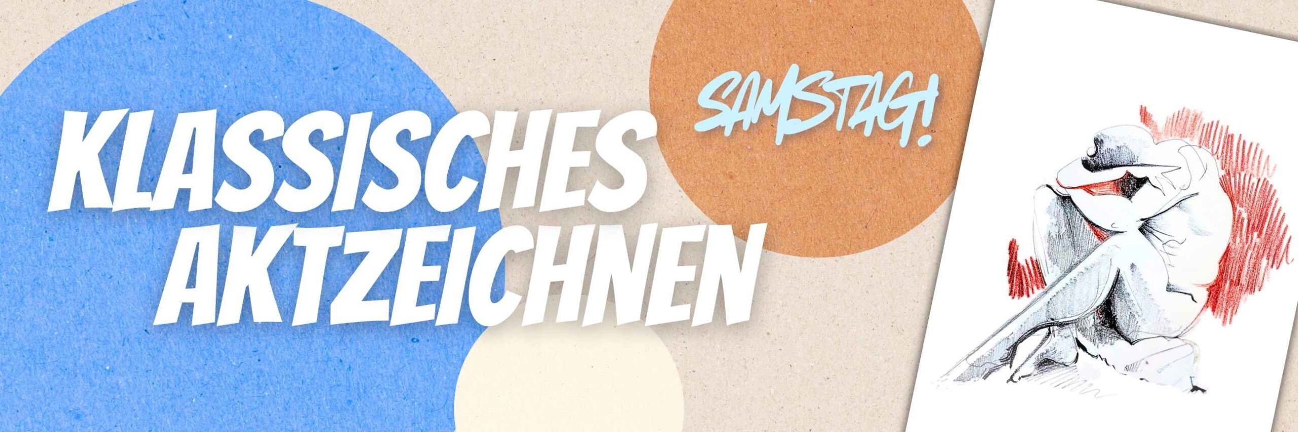 Klassische Aktzeichnen Banner