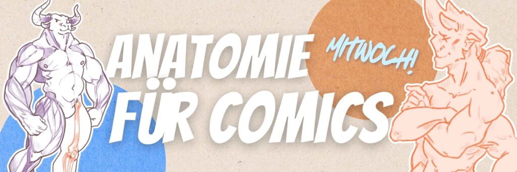 Anatomie für Comics der Banner