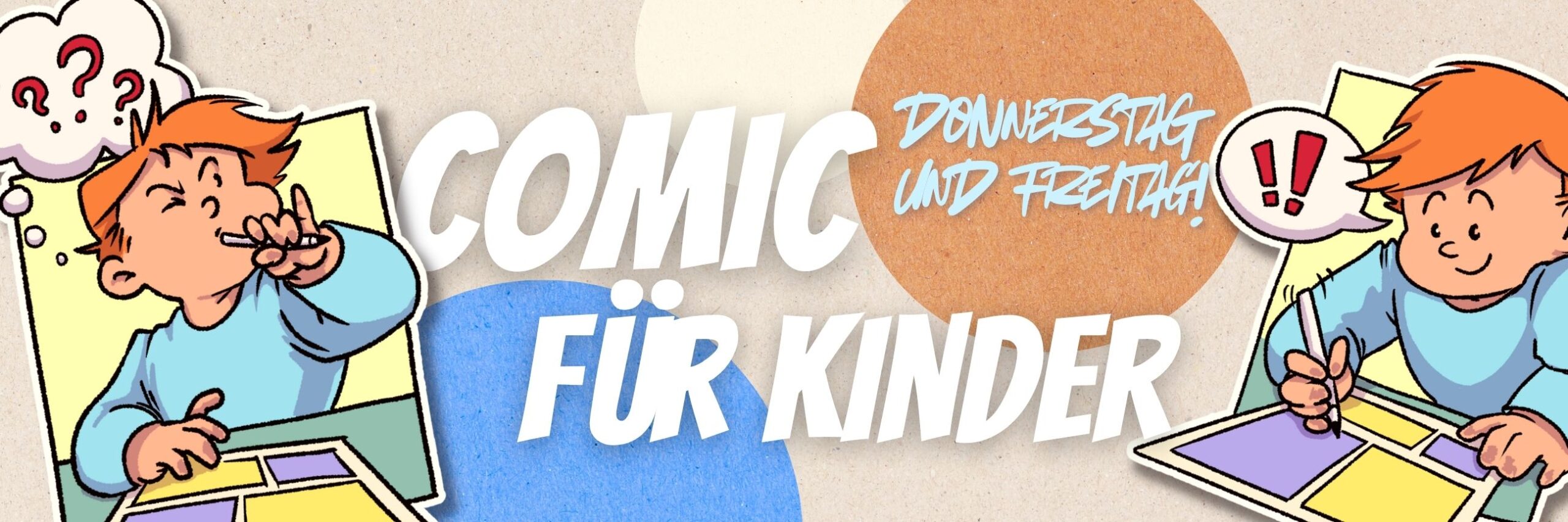 Comic für Kinder Banner