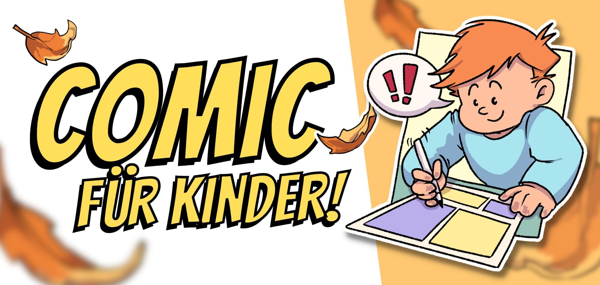 Comic für Kinder - Promo des Workshops in den Herbstferien