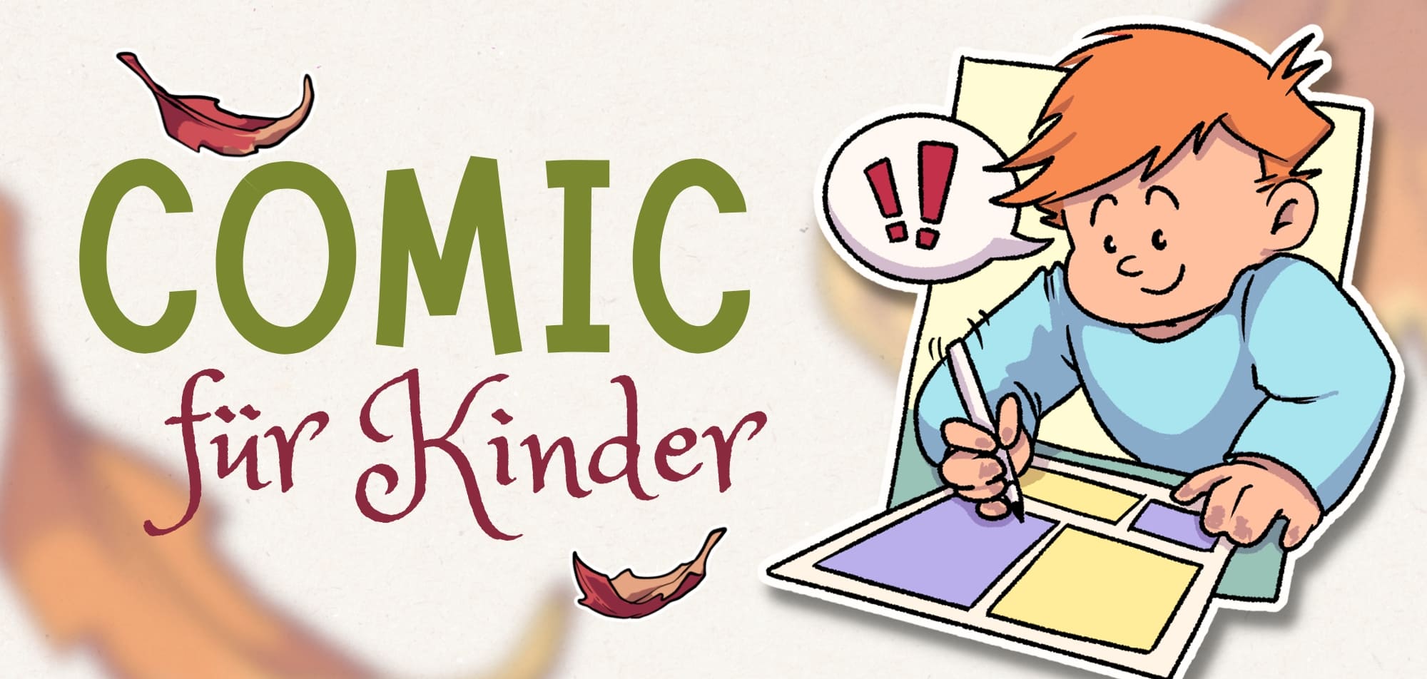 Comic für Kinder in den Herbstferien