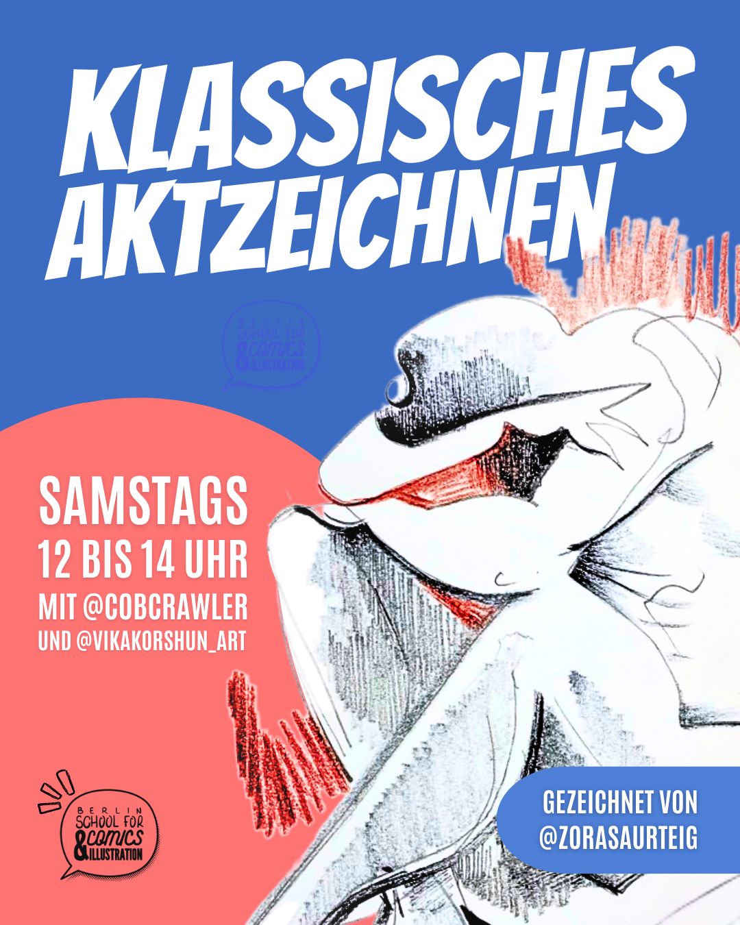 Klassisches Aktzeichnen Promobild