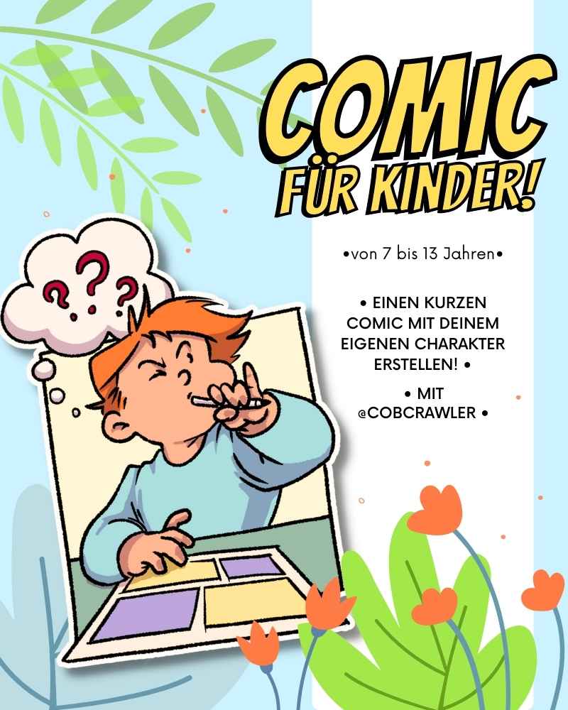 Osterferien Comic für Kinder Workshop