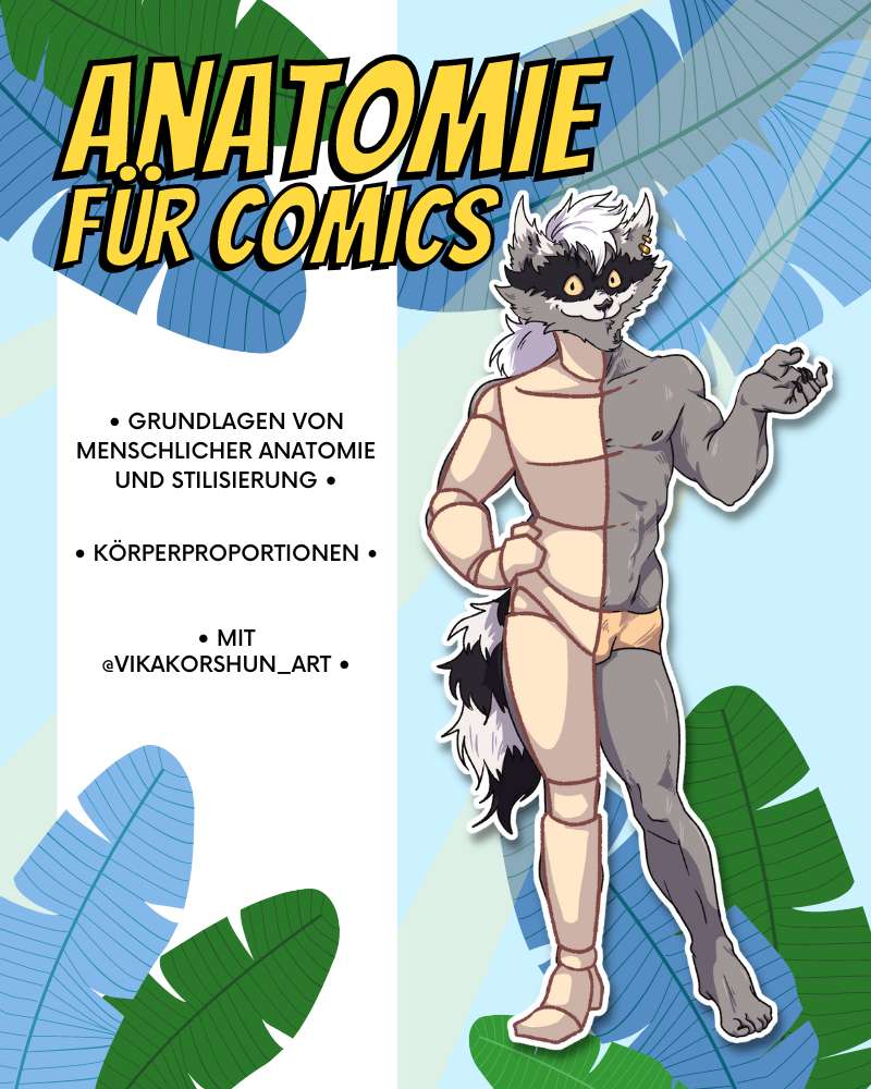 Promo Anatomie für Comics Workshop