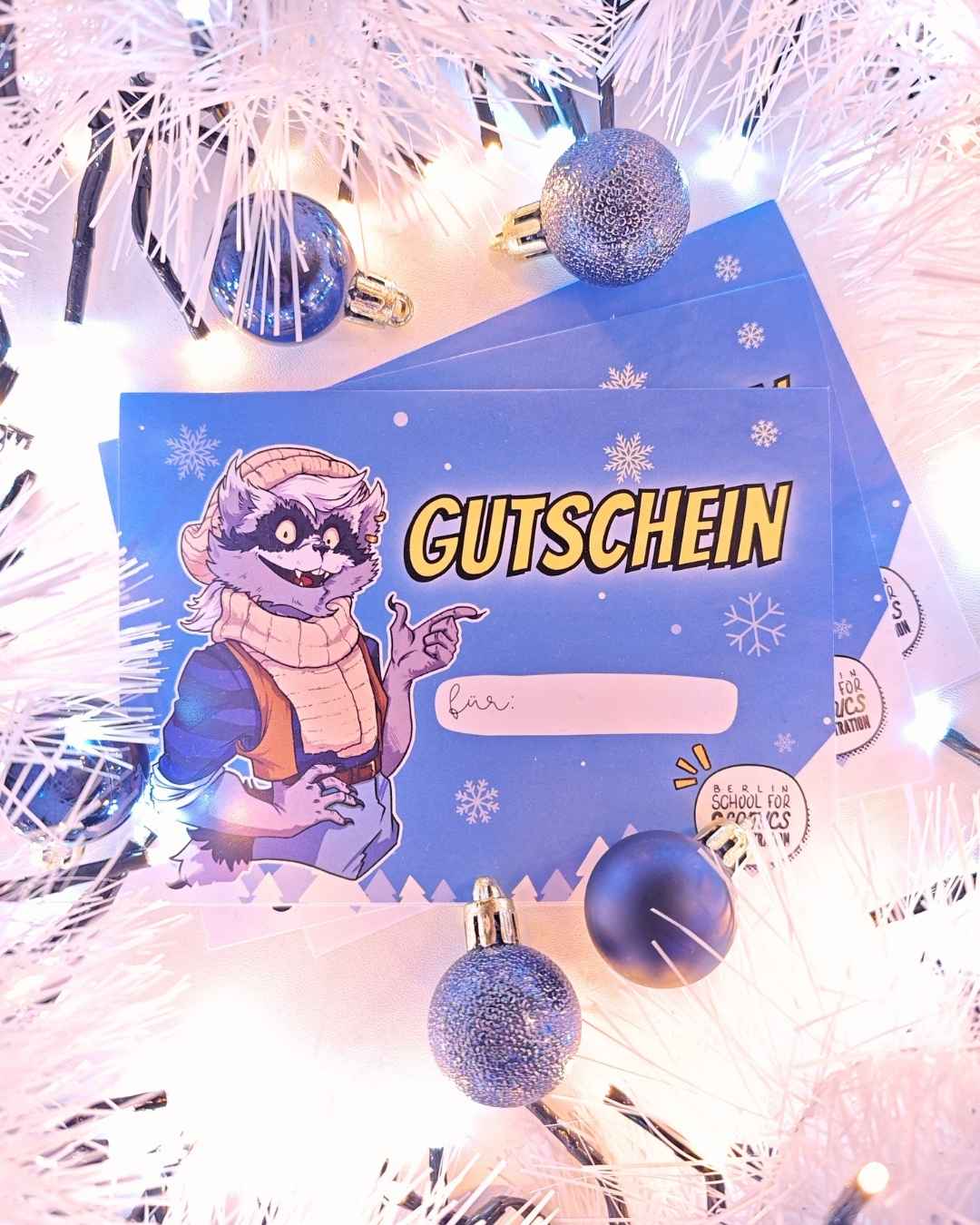 Weihnachtsgutschein für unsere Kurse.