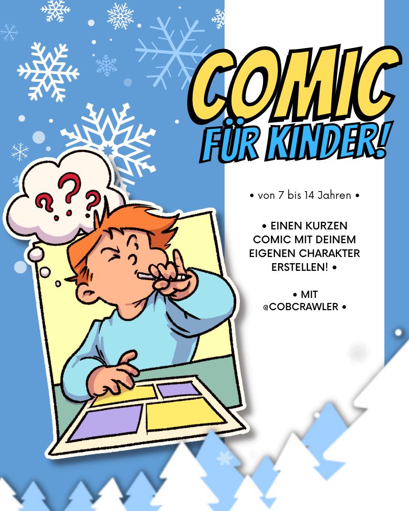 BSCI Winterworkshops Comic für Kinder Promobild