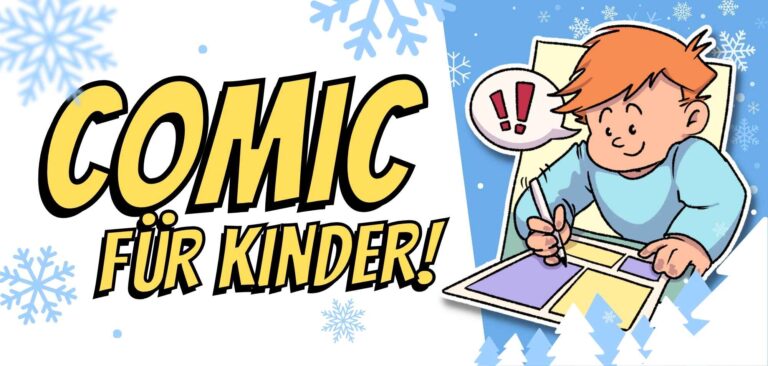 Comic für Kinder - Promo des Workshops in den Winterferien